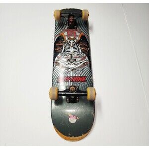 VTG Y2K 7.5” Birdhouse Tony Hawk Skeleton Birdman Skateboard EUC Ready To Ride